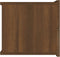 vidaXL - Nachtkastje - 40x30x30 - cm - bewerkt - hout - bruin - eikenkleur