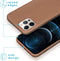 iMoshion Hoesje Geschikt voor iPhone 12 Pro / 12 Hoesje Siliconen - iMoshion Color Backcover - bruin