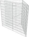 vidaXL Gabion plantenbak verhoogd 75x75x50 cm gegalvaniseerd staal