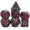 Jumbo Kasteel - Dobbelsteen Set - 7dlg - Zwart/Antraciet (7 stuks)