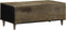 vidaXL - Salontafel - 100x54x40 - cm - massief - mangohout - lichtgrijs