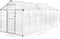 vidaXL - Tuinkas - 15,6 - m³ - 421x190x195 - cm - aluminium