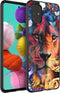 iMoshion Hoesje Geschikt voor Samsung Galaxy A51 Hoesje Siliconen - iMoshion Design hoesje - Zwart / Meerkleurig / Jungle Lion