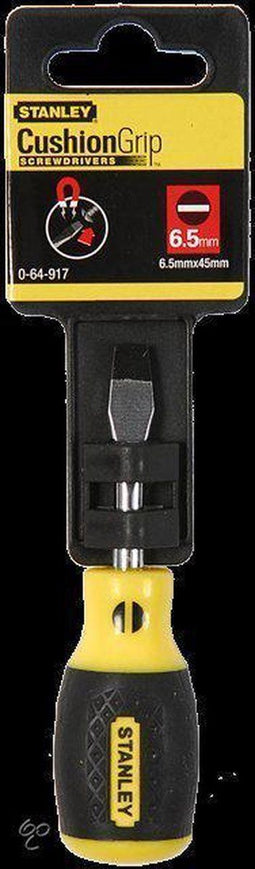 Stanley CushionGrip Schroevendraaier Standaard Stubby STA-0-64-917