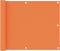 vidaXL - Balkonscherm - 75x300 - cm - oxford - stof - oranje