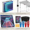 tectake® BeerWars I - Bierpongtafel - Hoogte verstelbaar - LED-verlichting - 100x Plastic Bekers 6x pingpongballen
