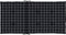 vidaXL - Stoelkussens - 2 - st - lage - rug - ruitpatroon - stof - zwart