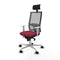 Bureaustoel met hoofdsteun Piqueras y Crespo 4B086N1 Kastanjebruin