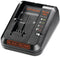 Black & Decker BDC1A - Batterijoplader - 1 Ah - 18 V 14,4 V - Zwart Oranje