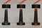 Buccan Dumbbell - Tafellamp - 3 lichtstanden en touchbediening - Zwart