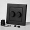 DUO Dimmer Afdekplaat | Matzwart | ION INDUSTRIES