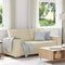 vidaXL - Ligbank - Sofa - in - Crème, - 140 - cm, - Fauxleer