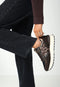 Mexx Juju Humper - Sneaker - Leer - Zwart/Bruin - Maat 39