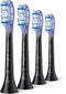 Philips Sonicare Premium GumCare G3 - Opzetborstels voor Elektrische Tandenborstel - 7x gezonder tandvlees - Zwart (4 stuks)