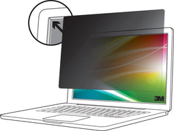 3M BP133W9B schermfilter Randloze privacyfilter voor schermen 33,8 cm (13.3)