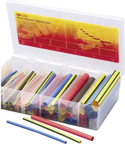 3M GTI-BOX1.6-19BK Krimpkous assortiment Zwart Krimpverhouding:2:1 104 onderdelen