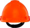 3M Peltor G3000CUV-OR Veiligheidshelm met pinlock - Oranje - Plastic sweatband - G30CUVOR