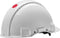 3M Peltor G3000DUV-VI Veiligheidshelm met pinlock - Wit - Leren sweatband