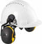 3M Peltor X2P3 gehoorkap met helmbevestiging zwart/geel
