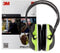 3M Peltor X4 - gehoorbeschermer - SNR 33 dB - zwart met neon groen