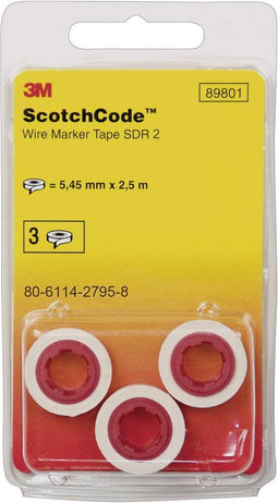 3M SDR 7 Scotchcode navulling 5,46 mm X 2,5 m