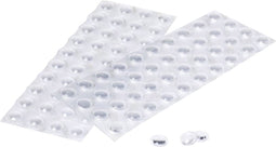 3M SJ 5302 MPCB Apparaatvoet Zelfklevend, Rond Transparant (Ø x h) 7.9 mm x 2.2 mm 80 stuk(s)