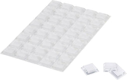 3M SJ 5308 MPCB Apparaatvoet Zelfklevend, Vierkant Transparant (Ø x h) 12.7 mm x 3.1 mm 40 stuk(s)