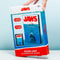 Jaws - poster met verlichting - met lijst - USB-kabel (31cm x 21,5cm x 3,5cm)