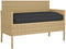 vidaXL - Ligbedkussen - voor - Zit-/Rugleuning - Zwart - 120x50x12 - cm - Oxford - Stof