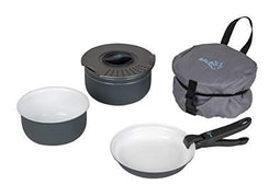 Bo-Camp Pannenset - 5-Delig - Aluminium/Keramiek - Compact
