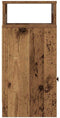vidaXL - Nachtkastjes - 2 - st - met - lade - 25x31x66 - cm - oud - houtkleurig
