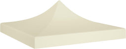 vidaXL - Partytentdak - 270 - g/m² - 2x2 - m - crème