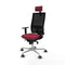Piqueras y Crespo 1D086G2 - Bureaustoel - Hoofdsteun - Kastanjebruin