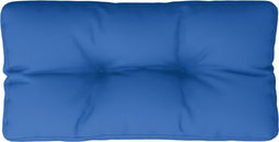 vidaXL - Palletkussen - 70x40x12 - cm - stof - koningsblauw