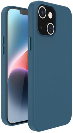 Accezz Leather Backcover - MagSafe - iPhone 14 Plus - Donkerblauw