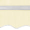 vidaXL - Luifel - handmatig - uittrekbaar - 400 - cm - crème