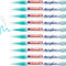 edding 5300 acrylmarker opulent turquoise mat 10 stuks – fijne ronde punt 1-2 mm – hoogdekkende en lichtechte verfmarker voor canvas, hout & steen
