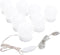vidaXL - Wandspiegel - met - LED-lampen - rond - glas