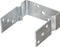 vidaXL Grondankers 6 st 14x6x15 cm gegalvaniseerd staal zilverkleurig