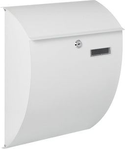 Perel Nice - Wandbrievenbus - Cilinderslot met 2 sleutels - Wit