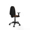 Bureaustoel Piqueras y Crespo B1D01RN Donkerbruin