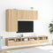 vidaXL - Tv-meubels - 2 - st - 60x30x30 - cm - bewerkt - hout - sonoma - eikenkleurig