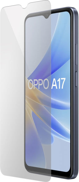 Mobiparts Oppo A17 - Tempered Glass Screen Protector - Krasbestendig - Anti-bacterieel