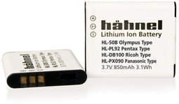 Hähnel HL-50B - Accu Li-Ion 850mAh - Vervanging voor Olympus Li-50B - Wit