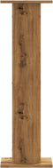 vidaXL - Speakerstandaards - 2 - st - 30x30x95 - cm - hout - artisanaal - eikenkleurig
