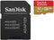 Sandisk Extreme 32GB - MicroSD kaart - 100Mb/s leessnelheid - 60Mb/s schrijfsnelheid - A2 app performance - RescuePRO Deluxe data recovery software