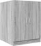 vidaXL - Wasmachinekast - 71x71,5x91,5 - cm - grijs - sonoma - eikenkleurig