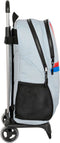Schoolrugzak met Wielen F.C. Barcelona Grijs (32 x 44 x 16 cm)
