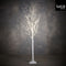 Luca Lighting - Berk wit classic wit 600led IP44 en timer - h180xd100cm - Woonaccessoires en seizoensgebondendecoratie (Europese stekker )