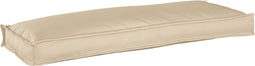 vidaXL - Palletkussen - voor - Bank - Beige - 110x40x8 - cm - Oxford - Stof
